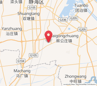 Map of Xizhaizhuang, Tianjin