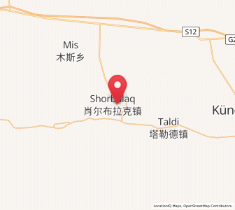 Map of Xorbulak, Xinjiang