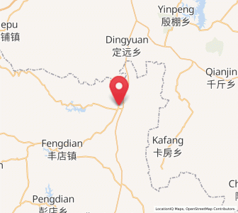 Map of Xuanhuadian, Hubei