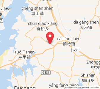 Map of Xubu, Jiangxi