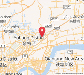 Map of Xucun, Zhejiang