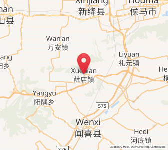 Map of Xuedian, Shanxi