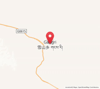 Map of Xueshan, Qinghai