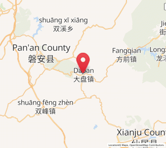Map of Xuetian, Zhejiang