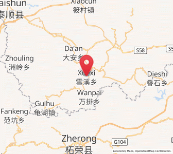 Map of Xuexi, Zhejiang