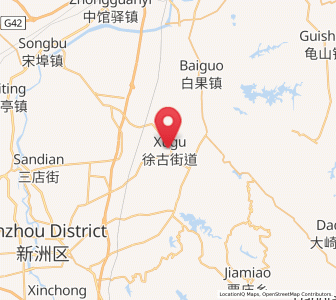 Map of Xugu, Hubei
