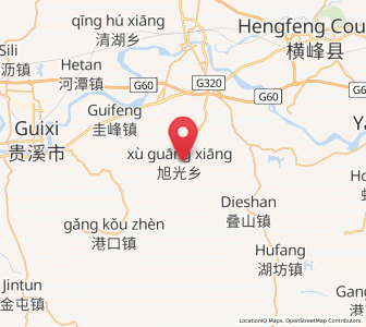 Map of Xuguang, Jiangxi
