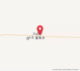 Map of Xuji, Qinghai