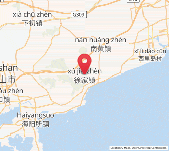 Map of Xujia, Shandong