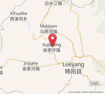Map of Xujiaping, Shaanxi