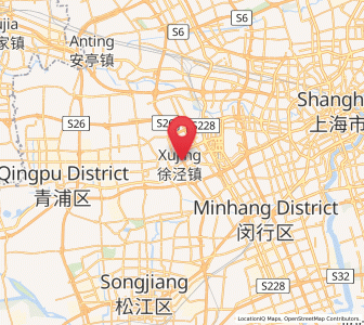 Map of Xujing, Shanghai