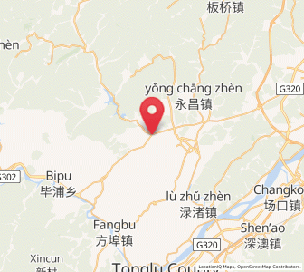 Map of Xukou, Zhejiang
