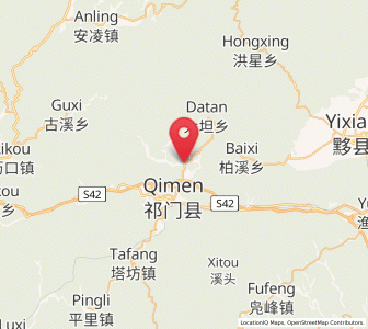 Map of Xuling, Anhui