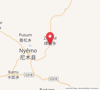 Map of Xumai, Tibet