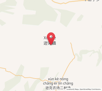 Map of Xunhe, Heilongjiang