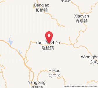 Map of Xunjian, Hubei
