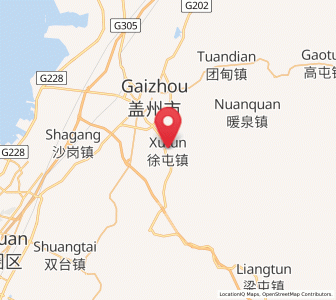 Map of Xutun, Liaoning