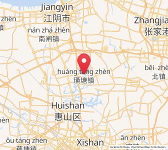 Map of Xuxiake, Jiangsu