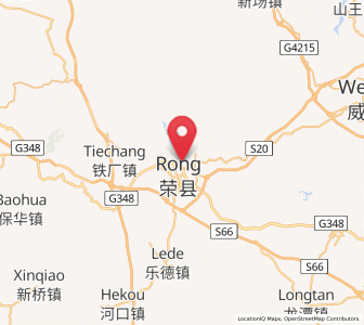 Map of Xuyang, Sichuan