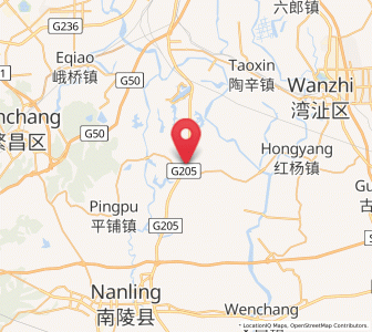 Map of Xuzhen, Anhui