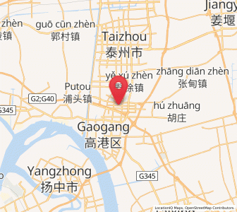 Map of Xuzhuang, Jiangsu