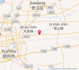 Map of Xuzhuang, Jiangsu