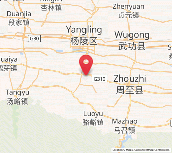 Map of Yabai, Shaanxi