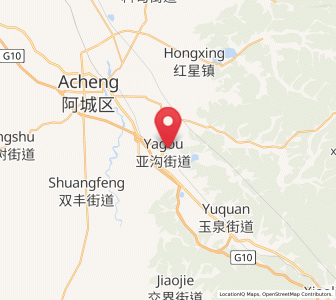 Map of Yagou, Heilongjiang
