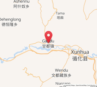 Map of Yaluhu, Qinghai