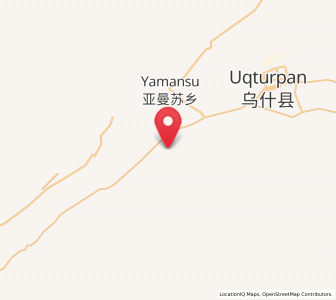 Map of Yamansu, Xinjiang