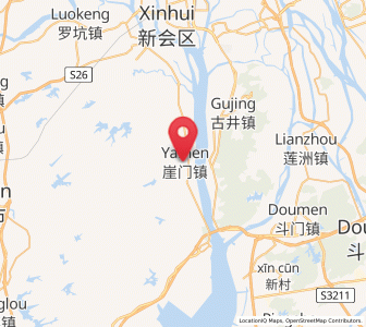 Map of Yamen, Guangdong