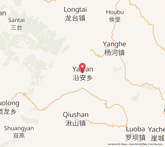 Map of Yan’anxiang, Gansu