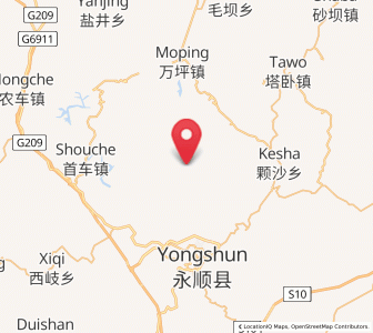 Map of Yanbanpu, Hunan