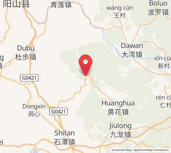 Map of Yanbei, Guangdong