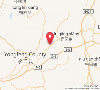 Map of Yanbei, Jiangxi