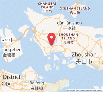 Map of Yancang, Zhejiang