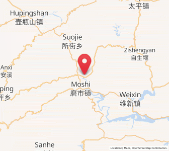 Map of Yanchi, Hunan