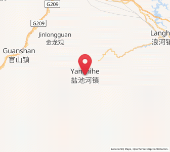 Map of Yanchihe, Hubei