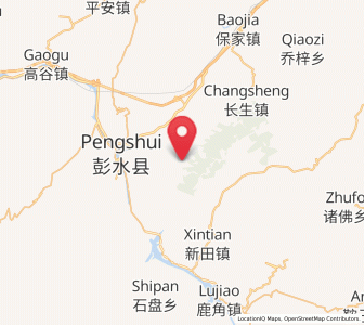 Map of Yandong, Chongqing