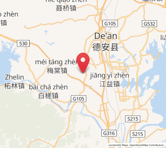 Map of Yanfang, Jiangxi