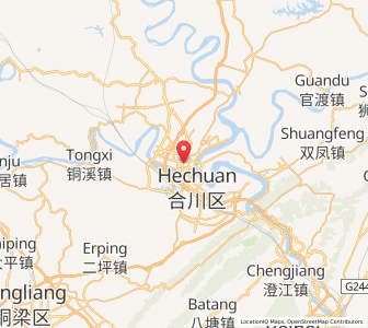 Map of Yangcheng, Chongqing