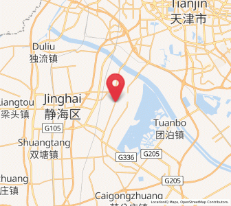 Map of Yangchengzhuang, Tianjin