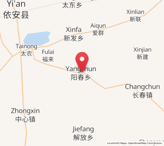Map of Yangchun, Heilongjiang