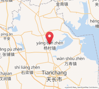 Map of Yangcun, Anhui