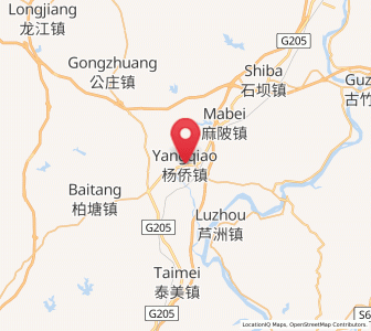 Map of Yangcun, Guangdong