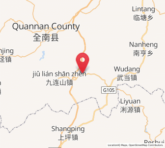 Map of Yangcun, Jiangxi