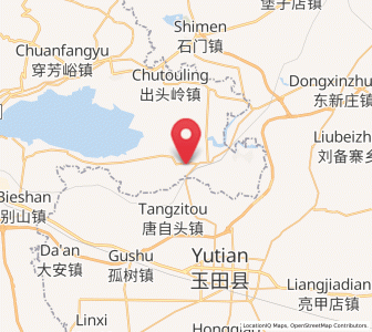 Map of Yangezhuang, Tianjin