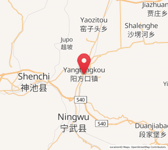 Map of Yangfangkou, Shanxi