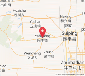Map of Yangfeng, Henan