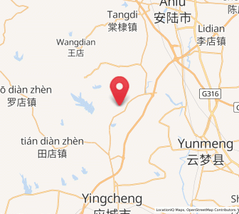 Map of Yanghe, Hubei